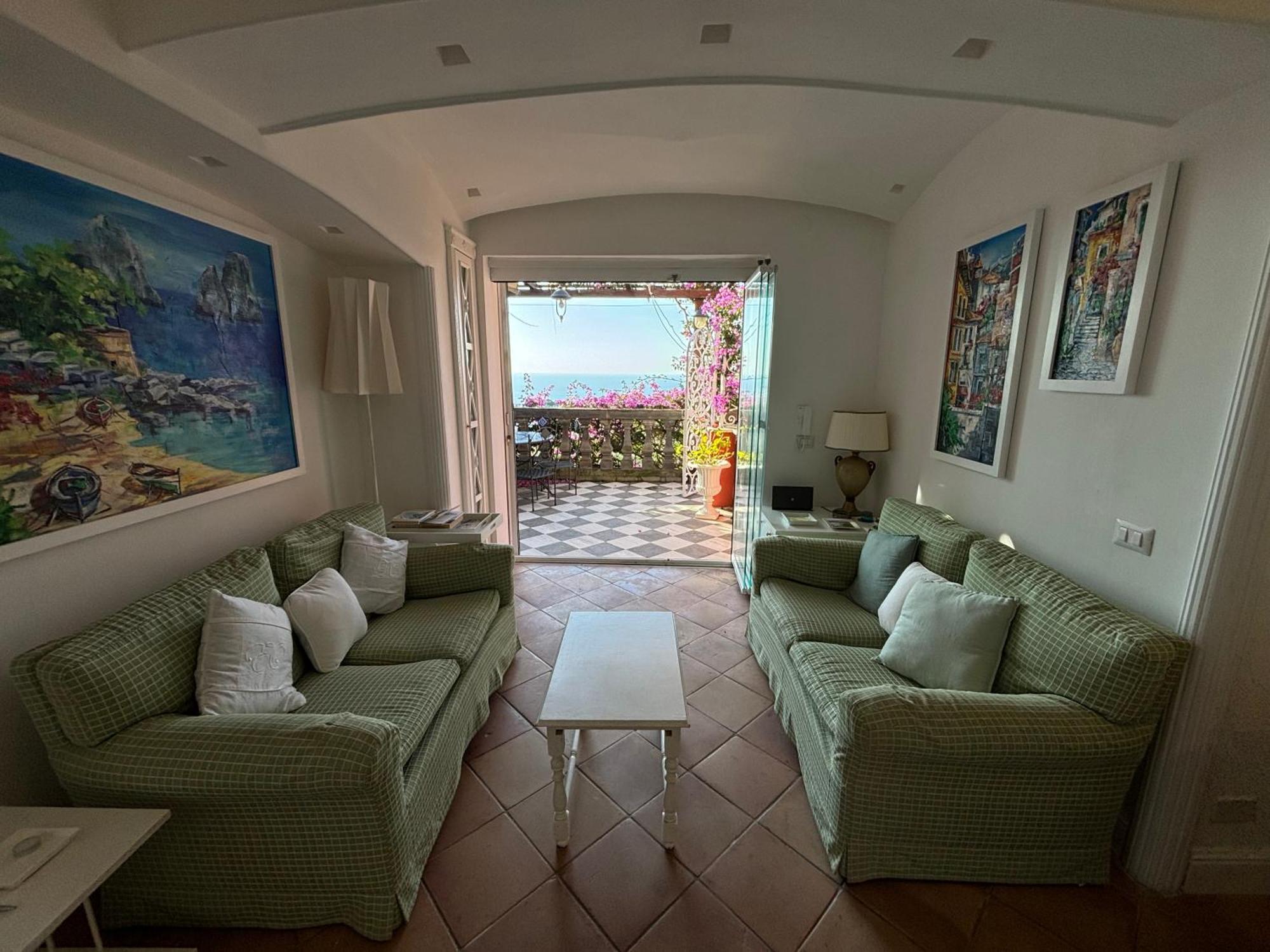 Luxury House In Villa Pompeiana Via Camerelle Con Terrazza Vista Mare Capri Exterior photo